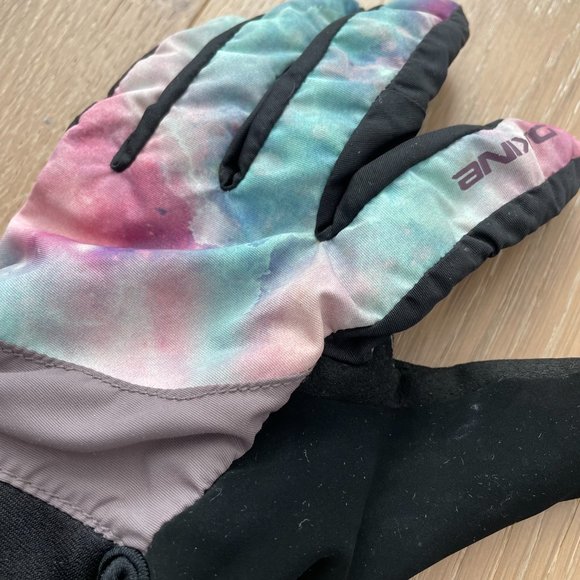 Dakine Gloves Women Small 6.5 Electra Snowboard Ski Aurora Pink 3M Thinsulate - Picture 5 of 11